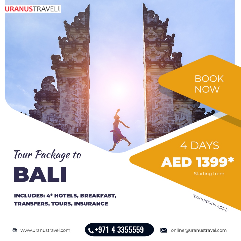 Best offers on Bali Tour Packages from Uranus Travel. Enquire now to book Bali Honeymoon & Luxury packages & get exciting deals on Bali vacation packages!

Enquire Online at https://bit.ly/38t6pkN